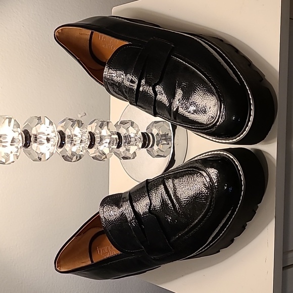 ๐ค Franco Sarto Bazel Platform Lug Soleโ Loafers Size 13 Euc - Picture 3 of 14